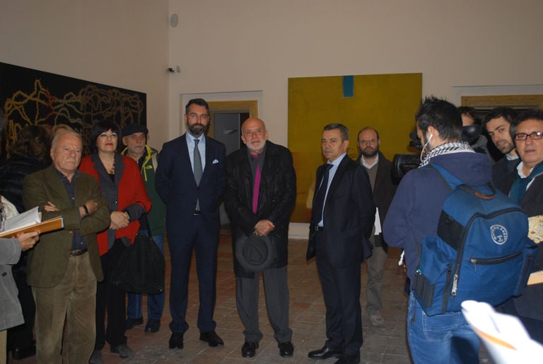 Francesco Clemente Frontiera di immagini Palazzo Sant’ Elia Palermo Opening 4 È ancora l’anno della Transavanguardia. Achille Bonito Oliva porta a Palermo una grande retrospettiva di Francesco Clemente: ecco le immagini dall’opening