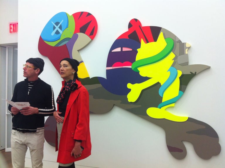 KAWS Pass the Blame @ Galerie Perrotin 4 I Magnifici 9 New York. The Upper East Side in versione horror