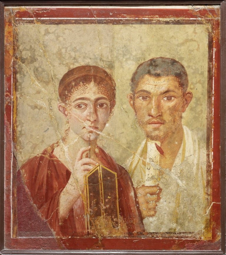 Portrait of Terentius Nero his wife c Soprintendenza Speciale per i Beni Archeologici di Napoli e Pompei Il mito di Pompei, dal British Museum ai cinema d'Italia