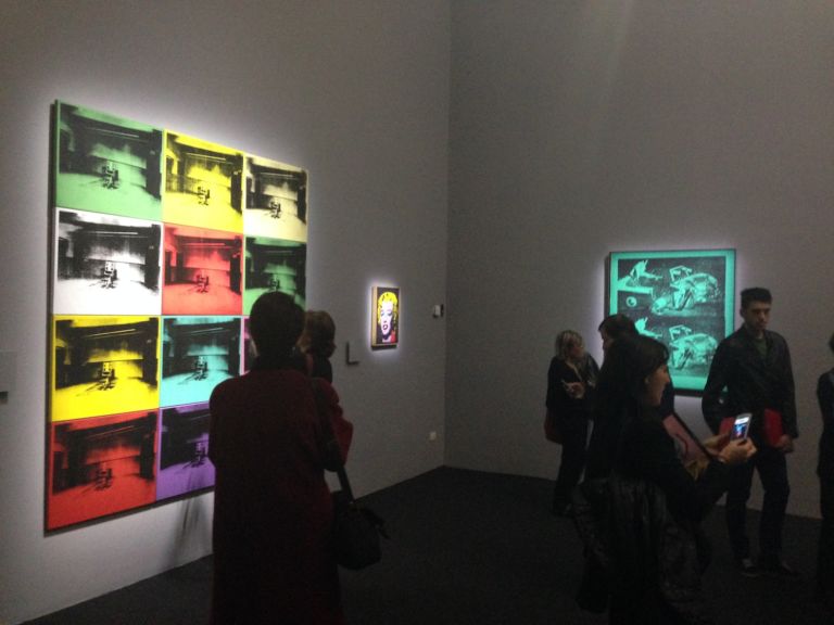 Warhol veduta della mostra allestita a Palazzo Reale ottobre 2013. Andy torna a Milano