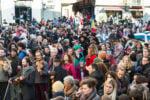 foto Andrea Guermani Torino 2 Una parata per costruire comunità. Nuova opera video per Marinella Senatore, che riprende una grande festa popolare per strada, tra pattinatrici e harleysti. Con finale al Castello di Rivoli