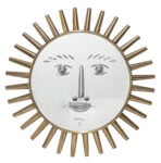 specchio viso inciso raggi ottone Piero Fornasetti. 100 anni di follia pratica