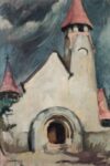 Amrita Sher Gil Untitled Hungarian Village Church ©Christies Images Ltd 2013 Christie’s alla conquista del subcontinente. A Mumbai la prima asta di arte moderna indiana: tra gli highlights un dipinto del Premio Nobel Rabindranath Tagore