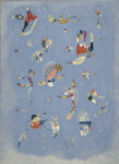 Bleu de ciel Azzurro cielo 1940 © Centre Pompidou MNAM CCI Service de la documentation photographique du MNAM Dist. RMNGP © Vassily Kandinsky Vassily Kandinsky, tutti i colori dello spirito. Dal Centre Pompidou al Palazzo Reale di Milano