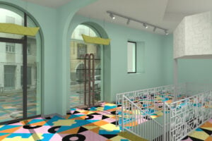 Un nuovo showroom per Fragile, a Milano, firmato da Alessandro Mendini. I migliori progettisti del Novecento, per un grande spazio con un design concept d’autore