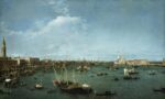 Giovanni Antonio Canal detto Canaletto Bacino di San Marco Venezia 1738 circa olio su tela cm 1245 x 2045 Boston Museum of Fine Arts La storia del paesaggio secondo Goldin