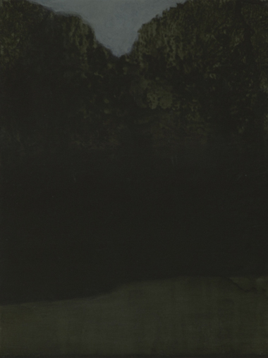 Giuseppe Adamo. Senza titolo. Acrilico su tela. 24x18cm. 2013 Quando il paesaggio è invisibile agli occhi