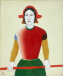 Kazimir Malevich Girl with a Red Pole 1932 1933. Collection The State Tretyakov Gallery Malevic sui canali di Amsterdam