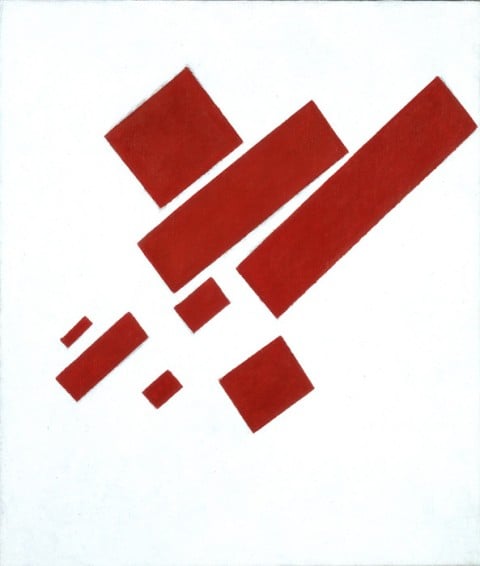 Kazimir Malevich, Suprematist Composition (with eight red rectangles), 1915 - Collection SMA