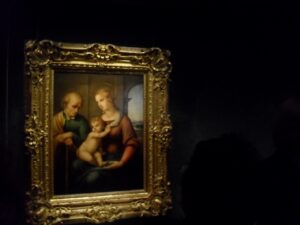 Art Speed Date con Raffaello. Nuova formula di visita guidata. Si comincia con la Sacra Famiglia dell’Ermitage, in mostra a Palazzo Madama di Torino. Video e foto del primo incontro