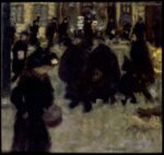 bonnard personagges dans la rue 1894 Avanguardie in Laguna