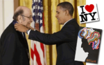 milton glaser receives award from obama1 Morto a New York il grafico e illustratore Milton Glaser. Fu allievo di Giorgio Morandi