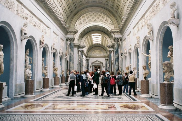Visitatori ai Musei Vaticani