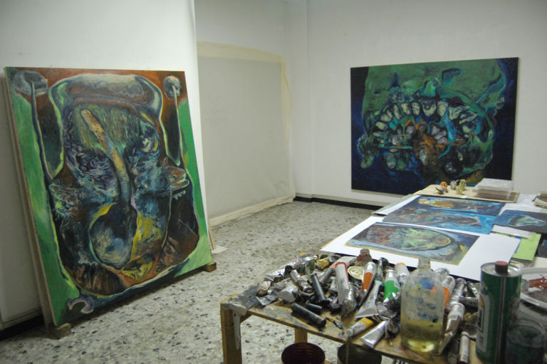 studio Lorenzo Aceto 2 Un tour nel condominio degli artisti, a Pescara. Secondo appuntamento per il ciclo di studio visit Stanze d’Aria: da Matteo Fato a Luca De Angelis, sette atelier in un palazzo solo