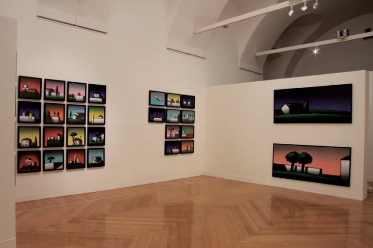 Tino Stefanoni - L’enigma dell’ovvio - veduta della mostra presso la Galleria Gruppo Credito Valtellinese, Milano, 2013 - photo Nino Lo Duca