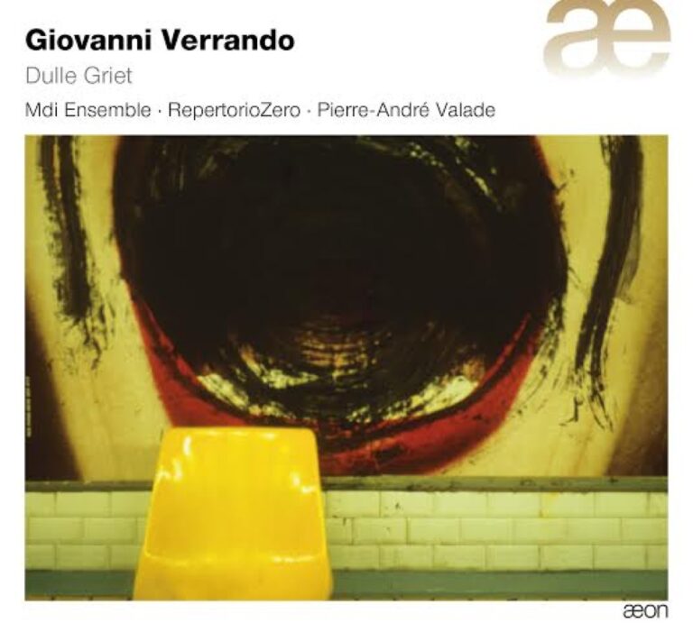 Giovanni Verrando “Dulle Griet” 2013 Aeon La meglio musica del 2013. La top five dei dischi dell’anno, secondo la redazione musicale di Artribune. Da Giuseppe Verdi a Blixa Bargeld, ce n’è per tutti i gusti