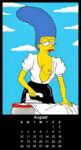 Homer and Marge Simpson Helmut Newton Erotic Iconic Shots Celebrate 25 years The Simpsons Calendar 2014 August Art Cartoon Satire Fashion Luxury Humor Chic by aleXsandro Palombo I Simpson in chiave fashion: aleXsandro Palombo si sipira a Helmut Newton per reinventare i mitici cartoon. Ed ecco il calendario Humor Chic 2014