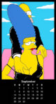 Homer and Marge Simpson Helmut Newton Erotic Iconic Shots Celebrate 25 years The Simpsons Calendar 2014 September Art Cartoon Satire Fashion Luxury Humor Chic by aleXsandro Palombo I Simpson in chiave fashion: aleXsandro Palombo si sipira a Helmut Newton per reinventare i mitici cartoon. Ed ecco il calendario Humor Chic 2014