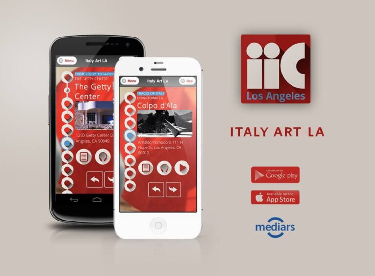 Italy Art LA Banner Tracce italiane nella giungla urbana di Los Angeles. Tecnologia per la promozione dell’arte tricolore all’estero? Ci pensa l’Istituto Italiano di Cultura con un’applicazione per smartphone e tablet