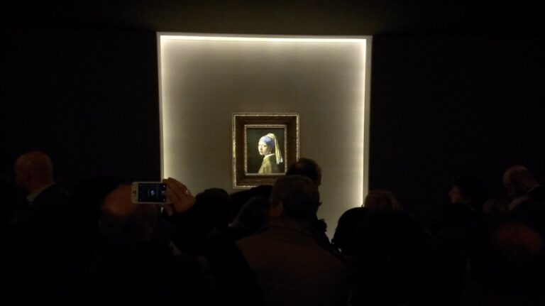 La ragazza con lorecchino di perla di Jan Vermeer La ragazza con l’orecchino di perla arriva a Bologna. In ottima compagnia. Artribune vi regala i primi scatti della mostra dei record: già 100mila biglietti una settimana prima dell’apertura
