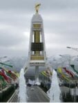 Neutrality Monument Turkmenistan Il monumento a Giovanni Paolo II di Oliviero Rainaldi a Roma? È uno degli undici più brutti del mondo. Parola di CNN