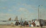 boudin sulla spiaggia di trouville Da Washington a Roma, piccole perle di Impressionismo