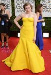 golden globes 2014 lena dunham red carpet oPt Ancora sui Golden Globes. Ecco le meglio e peggio vestite del red carpet a Los Angeles, nell’edizione del trionfo di Paolo Sorrentino