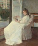 morisot la sorella dell artista alla finestra Da Washington a Roma, piccole perle di Impressionismo