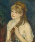 renoir giovane donna che si pettina Da Washington a Roma, piccole perle di Impressionismo