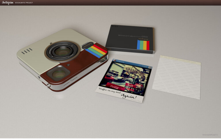 03 Socialmatic 08 Polaroid Socialmatic Camera. Innovazione nostalgica