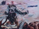 9. Renato Guttuso La spiaggia 1955 olio su tela cm. 45x60 1280x768 Il rosso e il nero: Guttuso tra pittura e segno