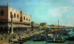 Canaletto Il Molo verso la Riva degli Schiavoni 1738 ca. Musei del Castello Sforzesco di Milano La grande pittura italiana in trasferta. A Budapest