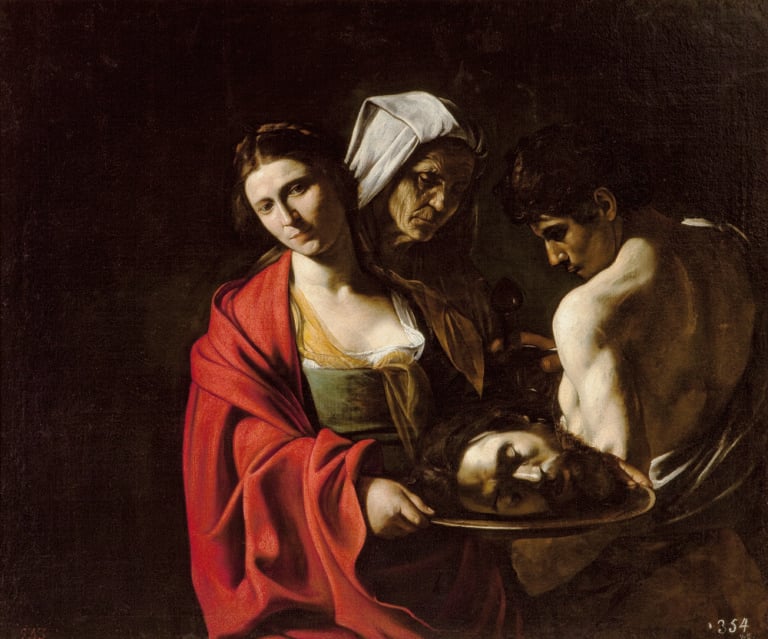 Caravaggio Salomè 1607 1610 Palacio Real di Madrid La grande pittura italiana in trasferta. A Budapest