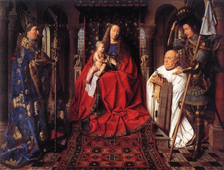 Jan van Eyck The Madonna with Canon van der Paele 1436 Dialoghi di Estetica. Default mode network