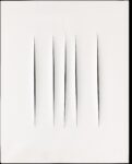 Lucio Fontana Concetto Spaziale Attese 1965 Chissà perché il ricchissimo Gerhard Richter vende una sua opera per 15 milioni di sterline? Accade da Sotheby’s Londra, sotto i riflettori anche Warhol, Twombly e Freud