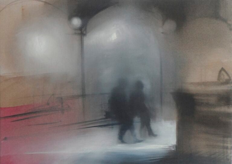 Nel frattempo cm.50x70 olio su tela 2013 copia I luoghi senza tempo di Alberto Zamboni