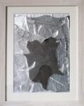 Senza titolo 2012 collage olio e organza su carta courtesy lartista e Brand New Gallery retro Alessandro Roma, piatto forte al MAC di Lissone