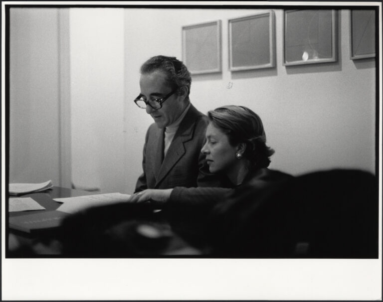 1. Giuseppe e Giovanna Panza presso la Leo Castelli Gallery di New York 1975 Giuseppe Panza di Biumo e la sua collezione: dialoghi attraverso l’oceano