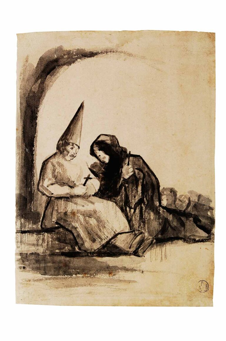 F. Goya maniera di – Scena dellInquisizione Collezione Sozzani. Quando i banchieri erano mecenati