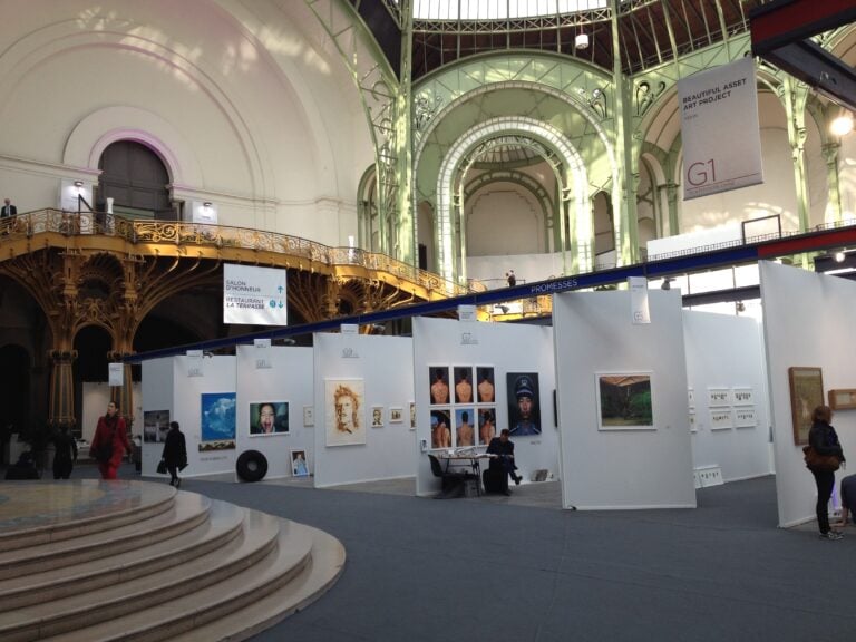 IMG 3380 Tante immagini da Art Paris, la fiera transalpina che sceglie gli stessi giorni di Miart. E che richiama a Parigi ben sette gallerie dall'Italia