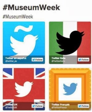 Paola d’ordine: #MuseumWeek. I musei d’Europa si danno appuntamento su Twitter. Una settimana di filo diretto tra staff e pubblico, per conoscersi a suon di cinguettii