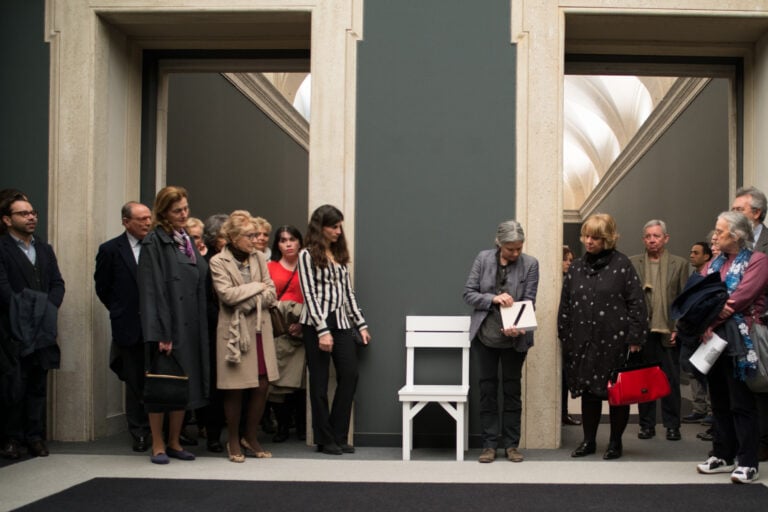 Shannon Ebner opening Auto Body Collision Fondazione Memmo Arte Contemporanea foto Adolfo Trinca 16 Il palazzo degli americani a Roma. dopo Sara VanDerBeek e Sterling Ruby, alla Fondazione Memmo-Arte Contemporanea arriva la personale di Shannon Ebner: ecco chiccera all’opening