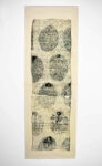katha 6 2013 stampa digitale di Bende sacre 11 su carta Japan di proprietà dellartista Isabella Ducrot: l’arte in bilico su un filo di seta