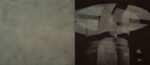 Extraterrestre 2013 mixed media on canvas and photography cm 130x300 Astrazioni pittoriche e memorie fotografiche. L’universo poetico di Claudia Peill al Macro di Roma, per i Martedì Critici