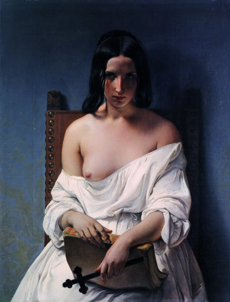 Francesco hayez Meditazione E ora si fa sul serio. A Verona riapre la Galleria Achille Forti a Palazzo della Ragione