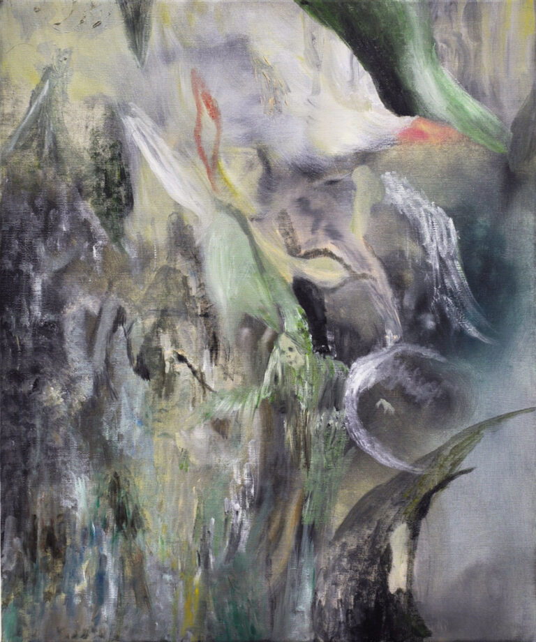 JACOPOCASADEINella foresta non pi solo 2012 olio su tela 60 x 50 c Diciannove visioni pittoriche per Andrea Bruciati