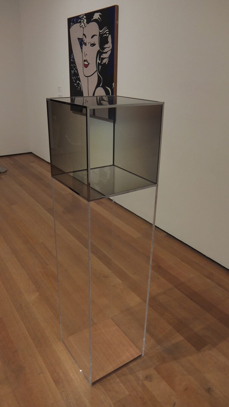 Larry Bell Shadows partially silvered glass with chrome plated steel frame 1967 Ileana Sonnabend. Una mostra al MoMA per la più grande gallerista del dopoguerra