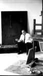 Mafai in studio nel 1960 foto Paolo di Paolo Kounellis e Mafai: un dialogo incerto