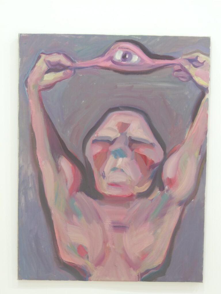 Maria Lassnig Materialization of The Eye c.1980 Maria Lassnig: il corpo è una prigione