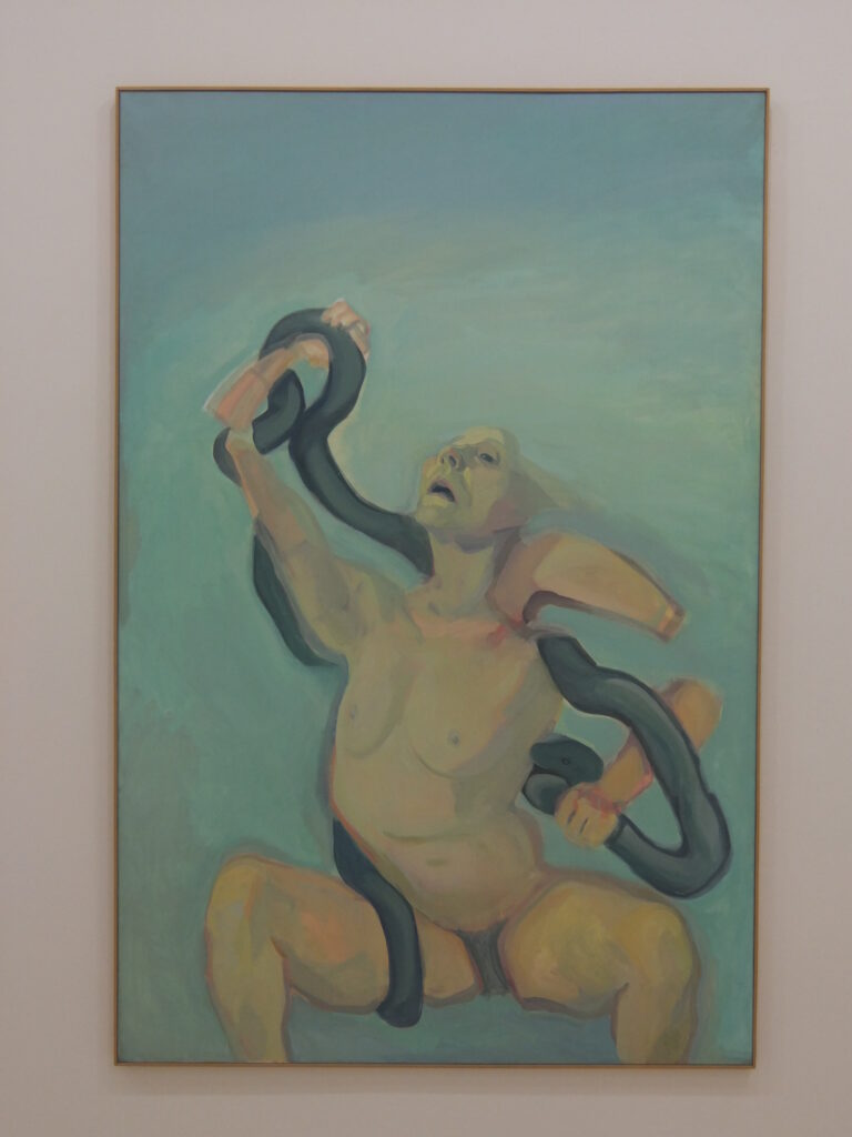 Maria Lassnig Woman Laocoön 1976 Maria Lassnig: il corpo è una prigione